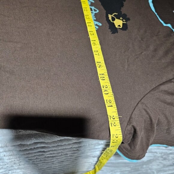 Lazy One Brown Bear Graphic Nightgown Brand New - Picture 6 of 6